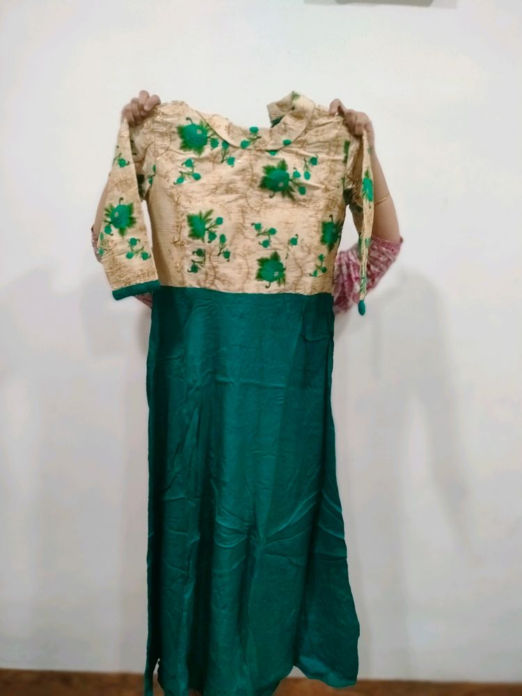 Rama Green Colour One Piece