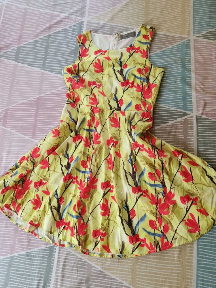 Floral Fit &amp; Flare Dress