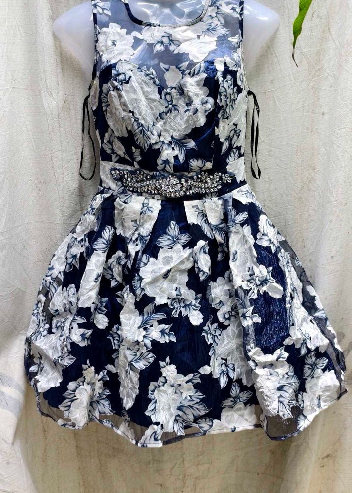 I. Floral Fit &amp; Flare Dress