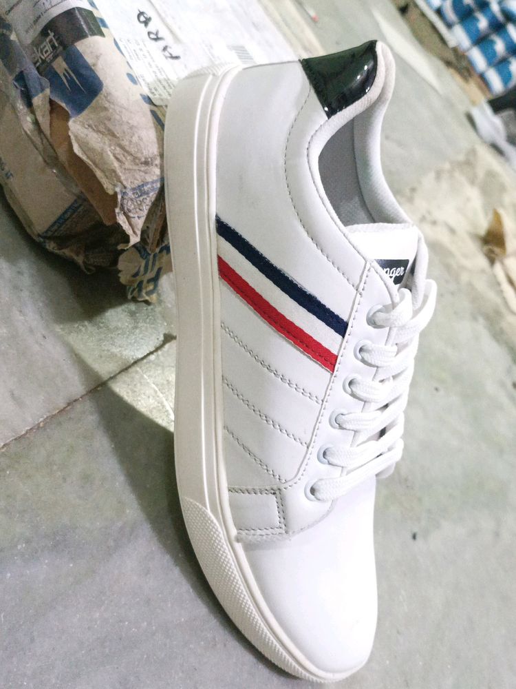 White sneakers