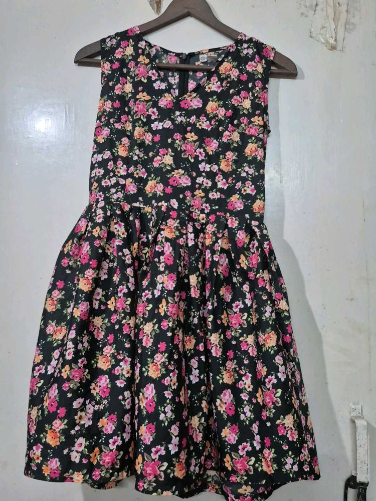 Floral Fit &amp; Flare Dress