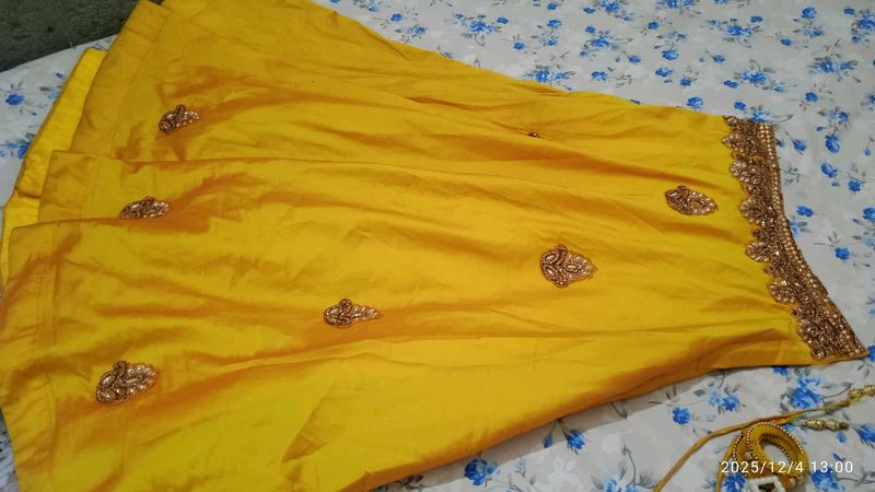 Elegant Yellow Lehenga