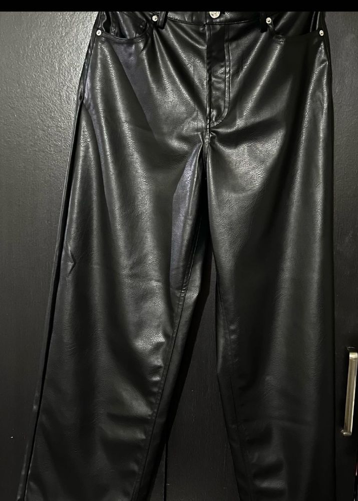 H&amp;M Black Leather Pant 🖤