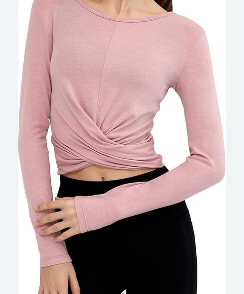 Basic Pink Top Long Sleeve
