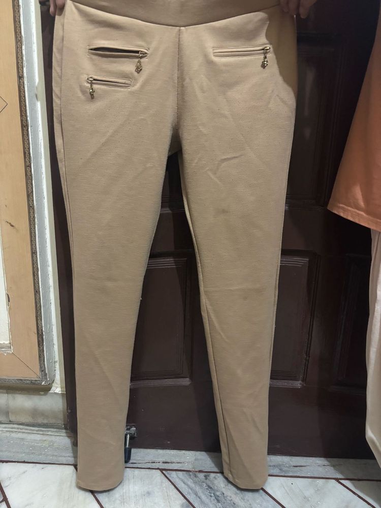 Beige Pants