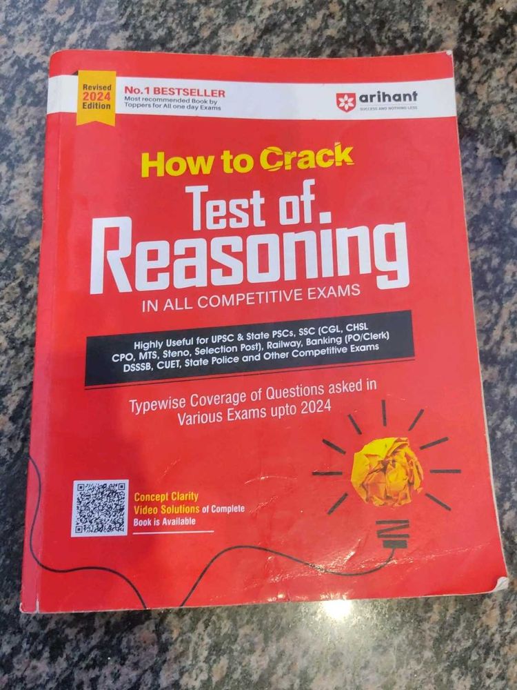 How to Crack Test of Reasoning - Arihant