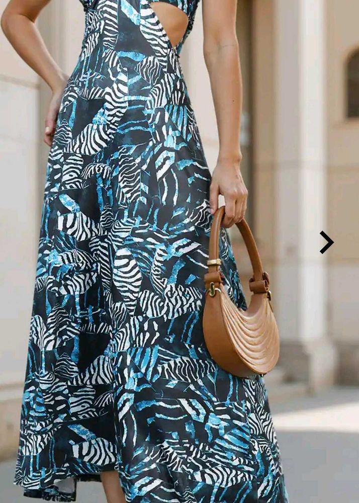 Stylish Printed Maxi Dress