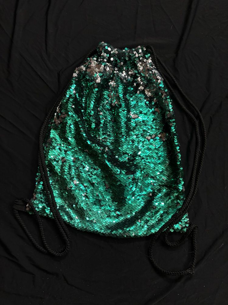 Green Sequin Bag