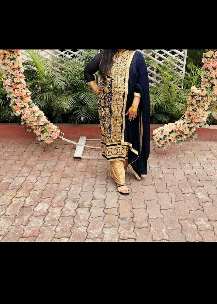 Plus Size Heavy Punjabi Suit Set