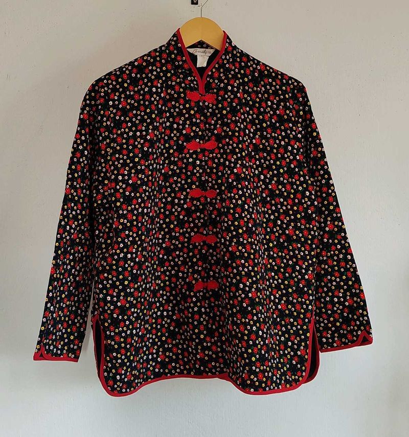 Floral Print light Quilted Tops