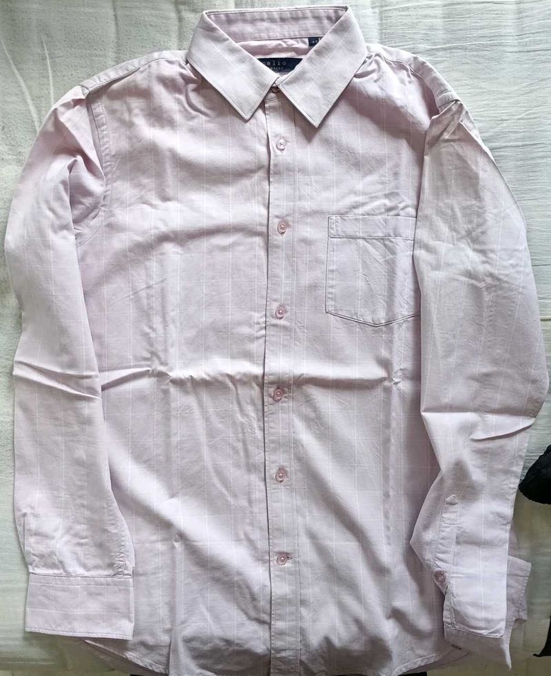 Light Purple Button-Down Shirt