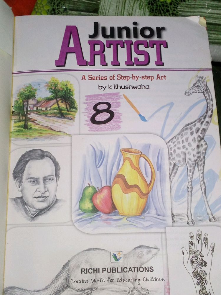 Junior Artist Drawing Book Class 8
