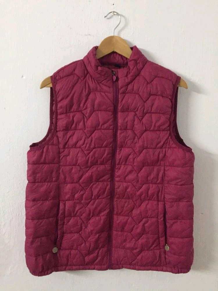 Burgundy Padded Vest