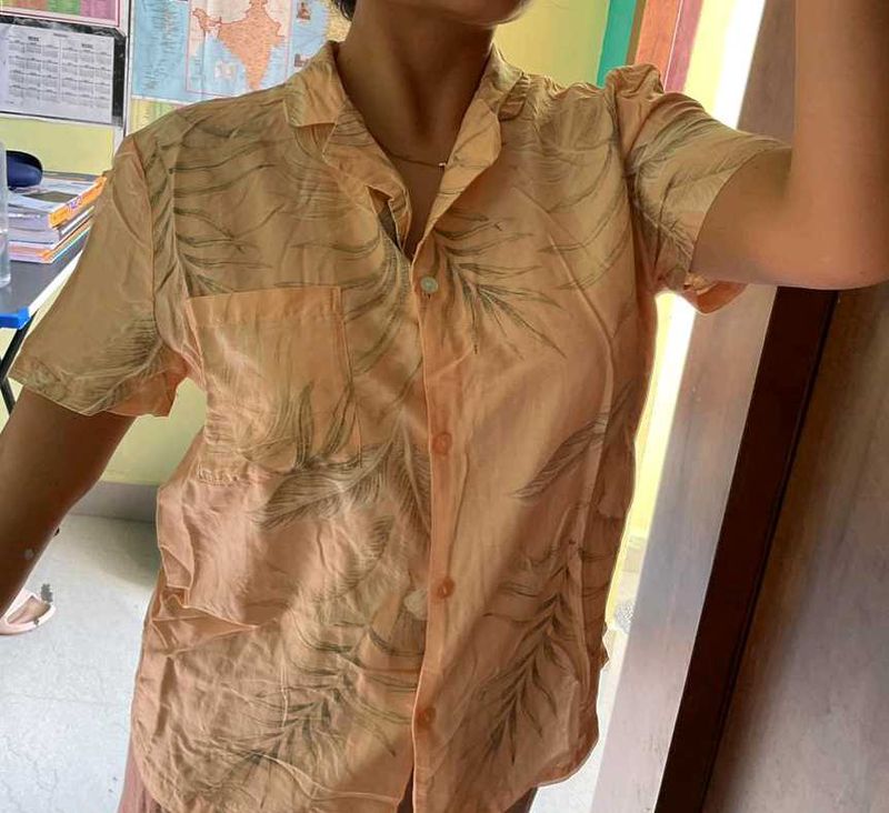 Tropical Print Shirt(nighty)