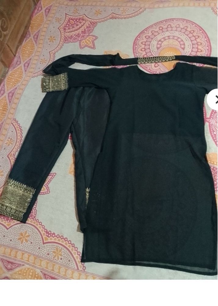 Elegant Black Kurta Set