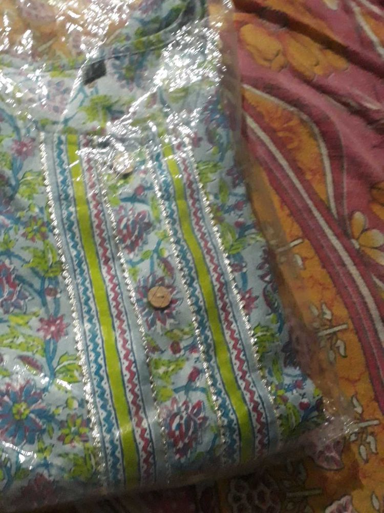 Floral Print Kurta