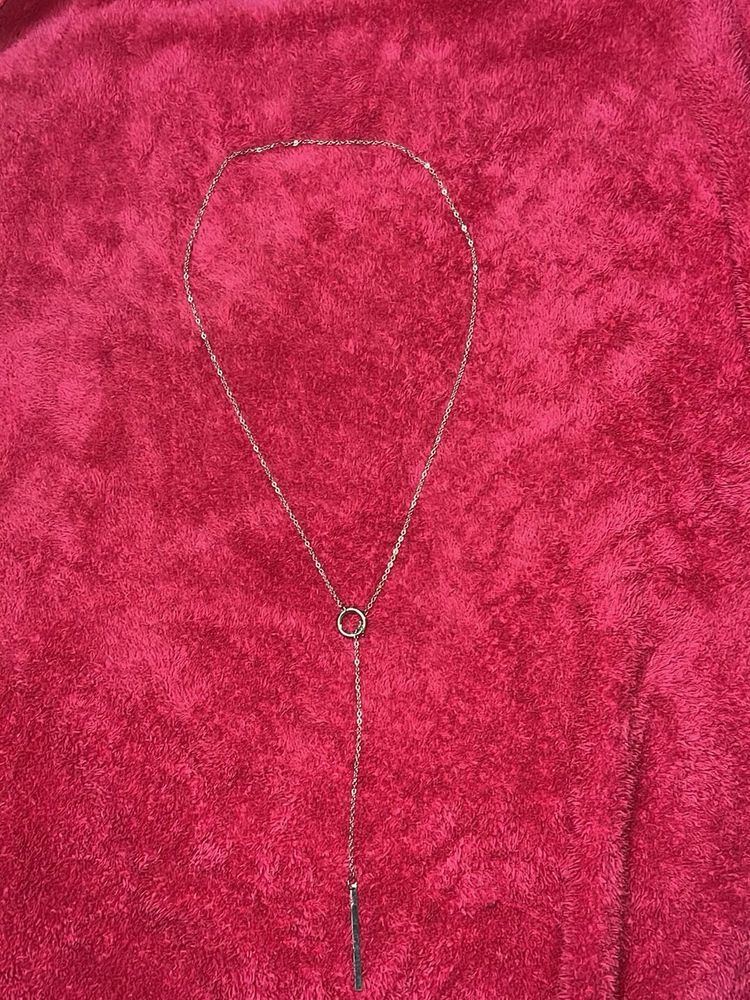 Silver Circle Layering Necklace 💎