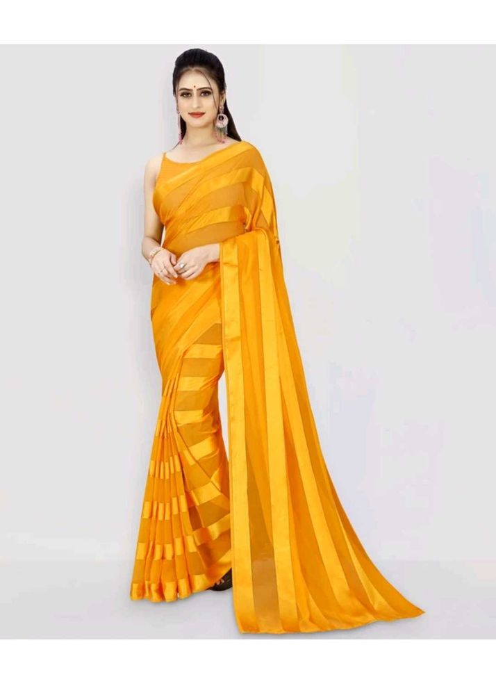 Elegant Yellow Saree