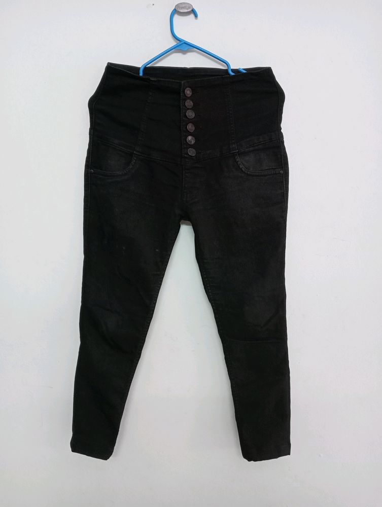 Black high Waist Jeans