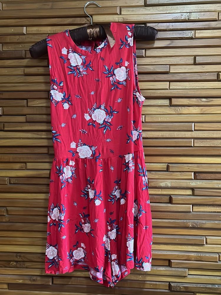 Floral Print vibrant  Play suit