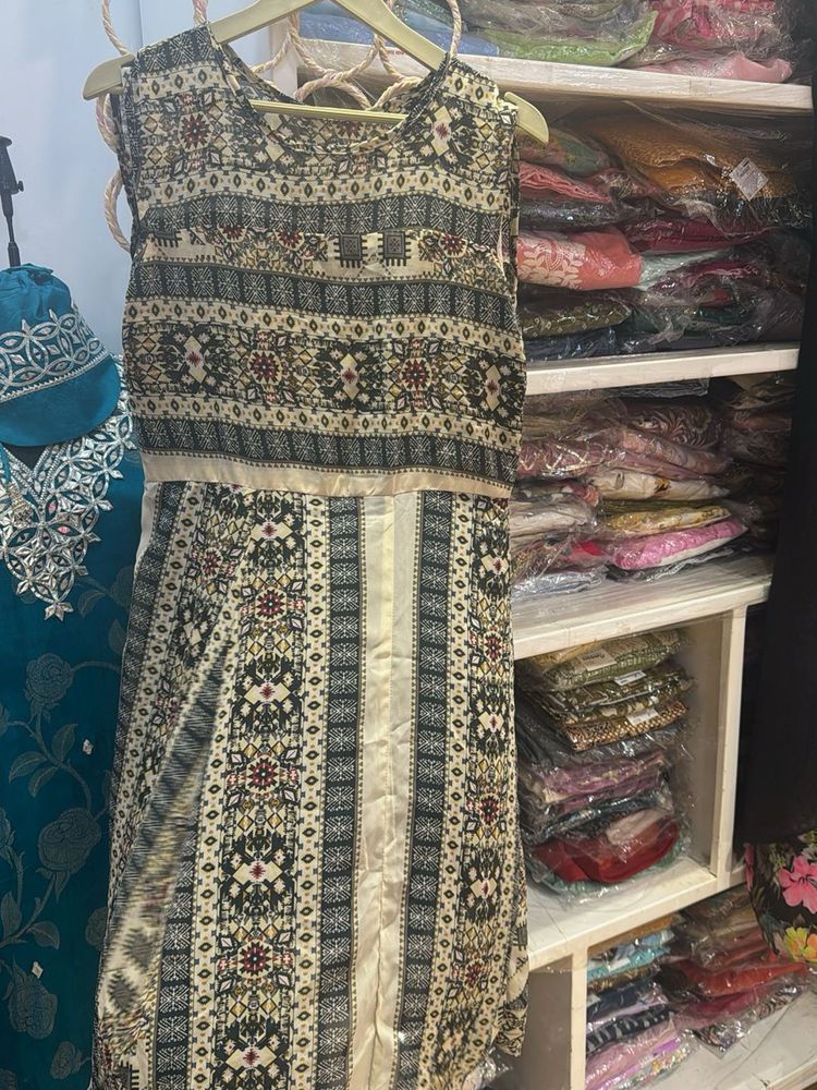 Ethnic Print Dress