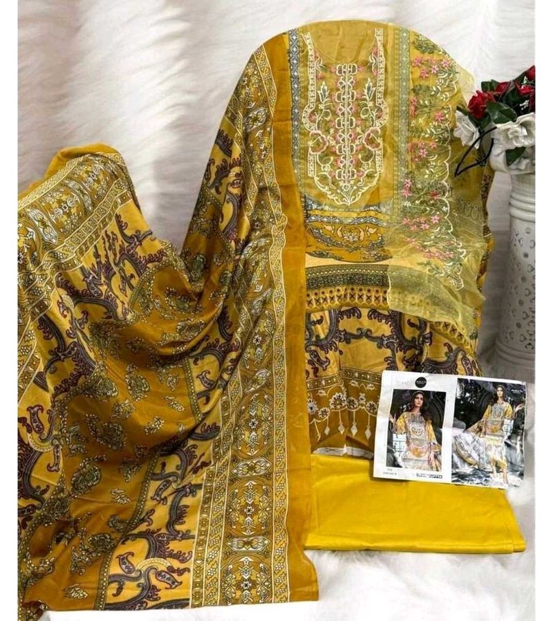 Elegant Unstitched Salwar Suit Material