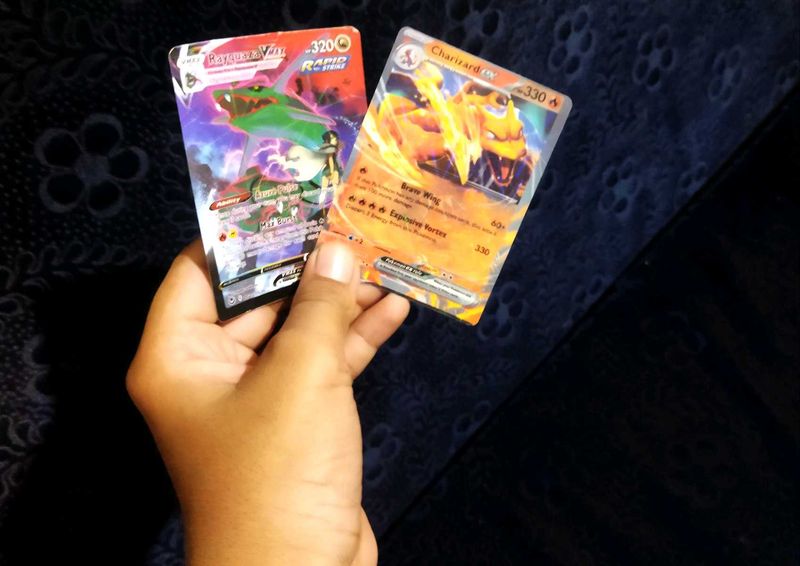 Pokemon Cards - Charizard &amp; Rayquaza