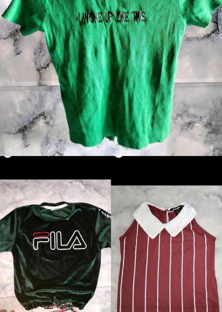 3 Combo Crop Tops