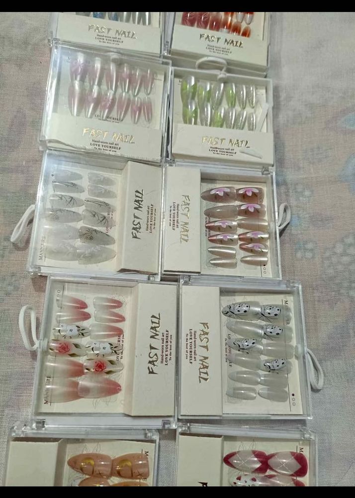 random Set Artificial Nails Fake Pretty Hands