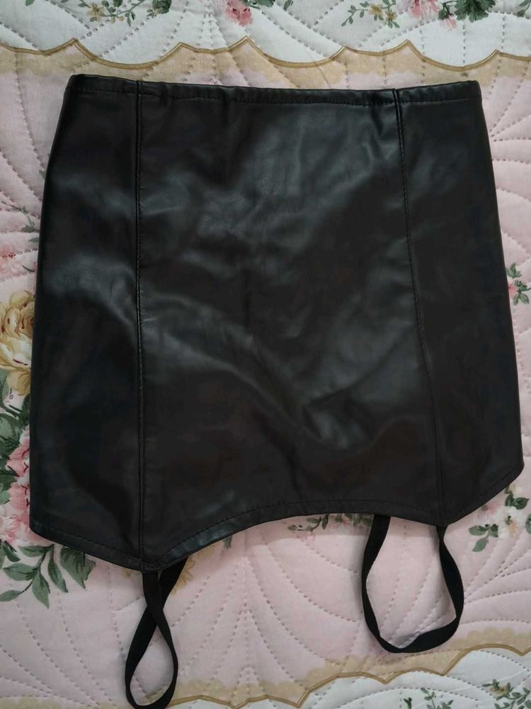 leather corset...like new