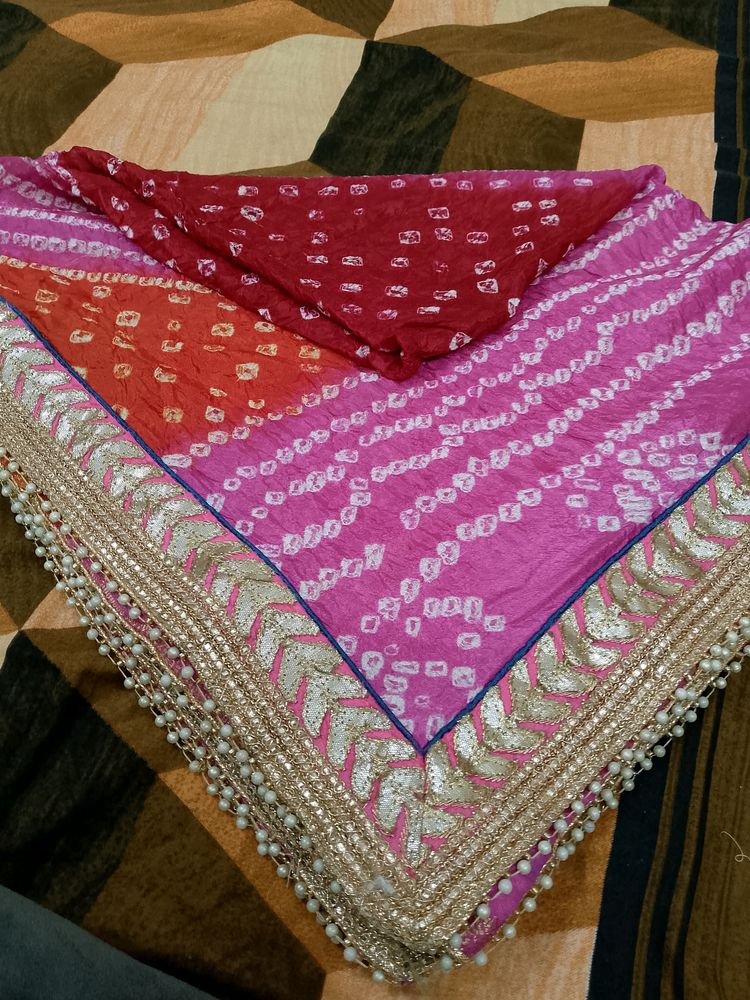 Beautiful Bandhej Dupatta