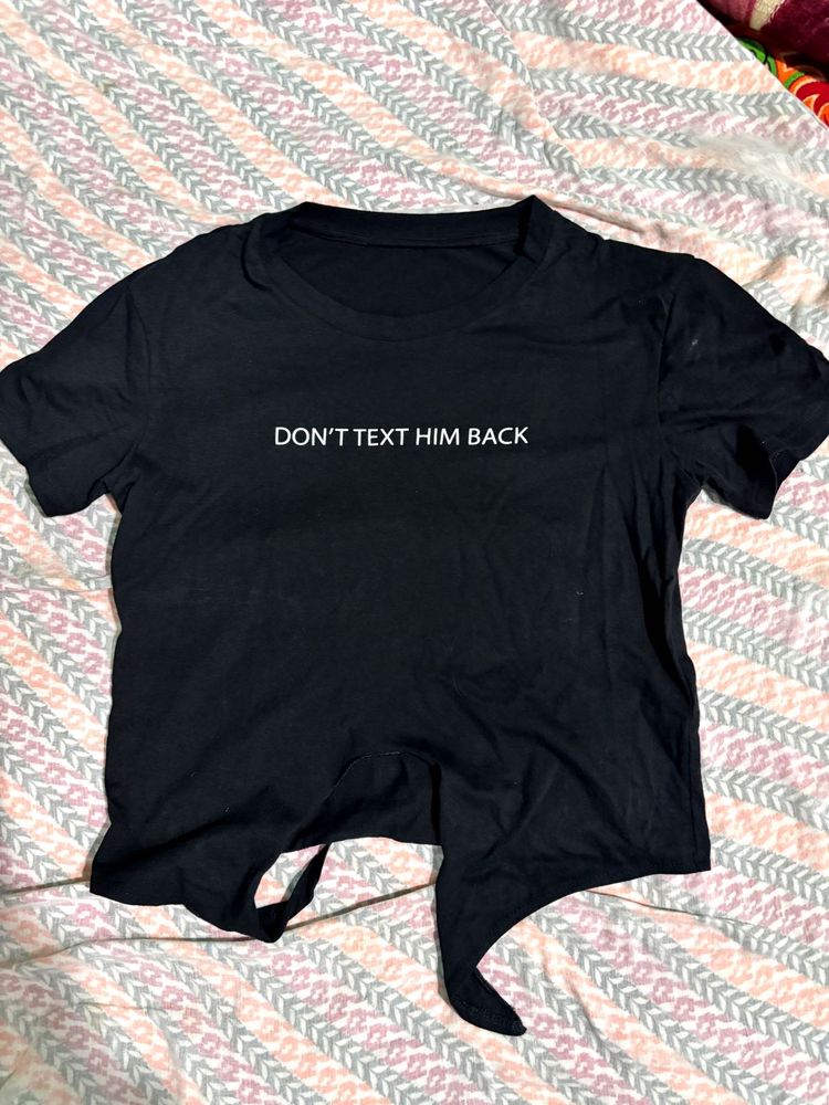 Black Graphic T-Shirt for baddies 🖤