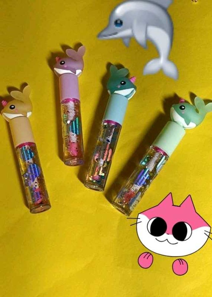 Cute Dolphin Lip Gloss