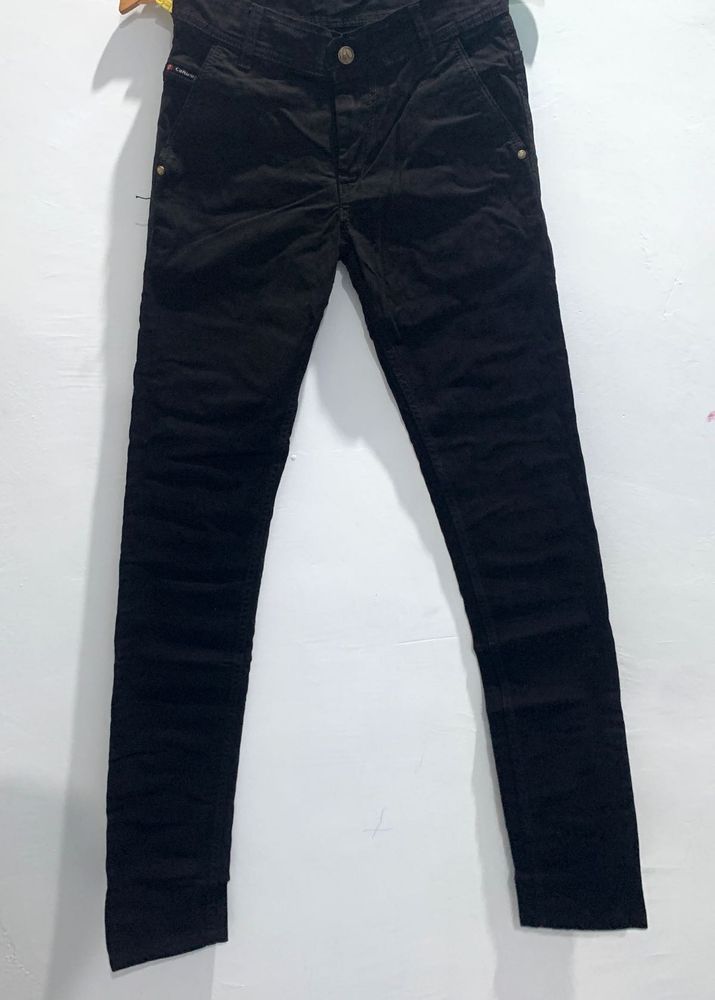 Black Stretchable Denim Jeans for Boys 28