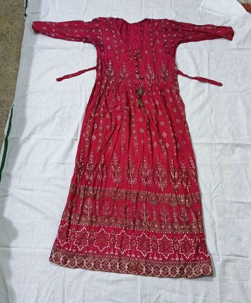 Pink Umbrella Dress
