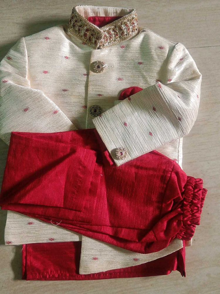 Kids' Ethnic Sherwani Set