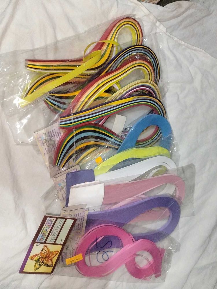 Quilling Paper Strips Bundle
