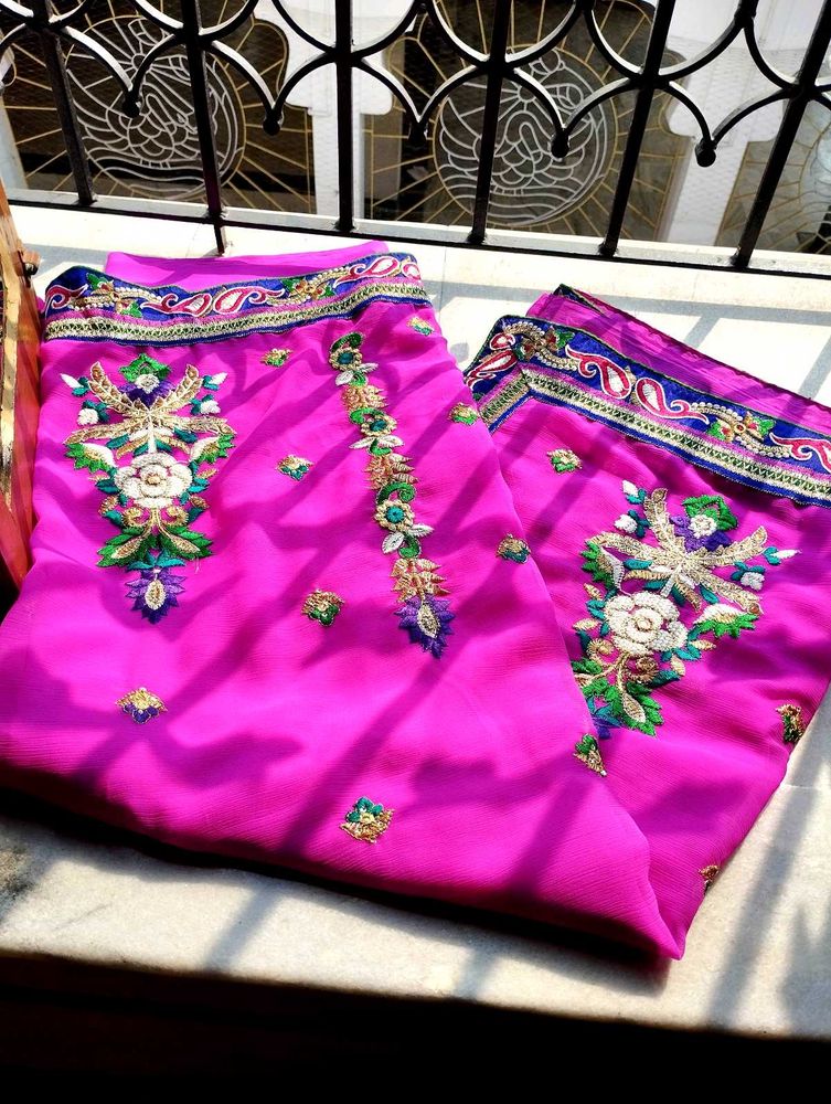 Brand New Pink Saree 🔥🔥