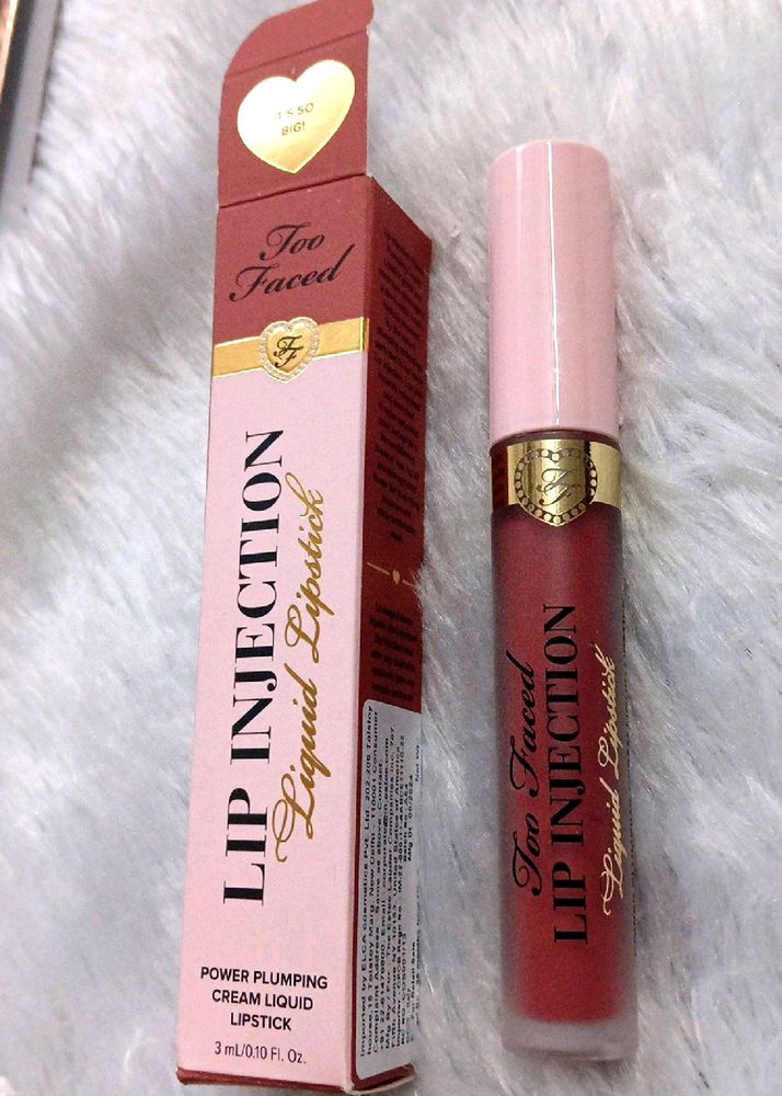 Too Faced Liquid Lipstick Injection Its Su Big