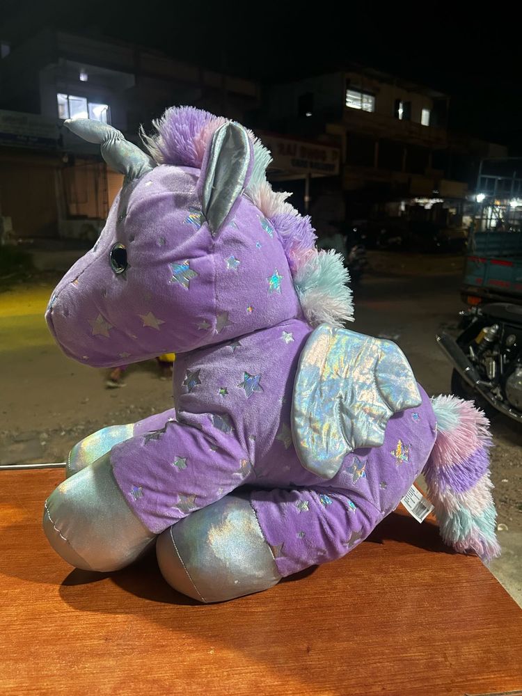 Large Purple Unicorn Plush