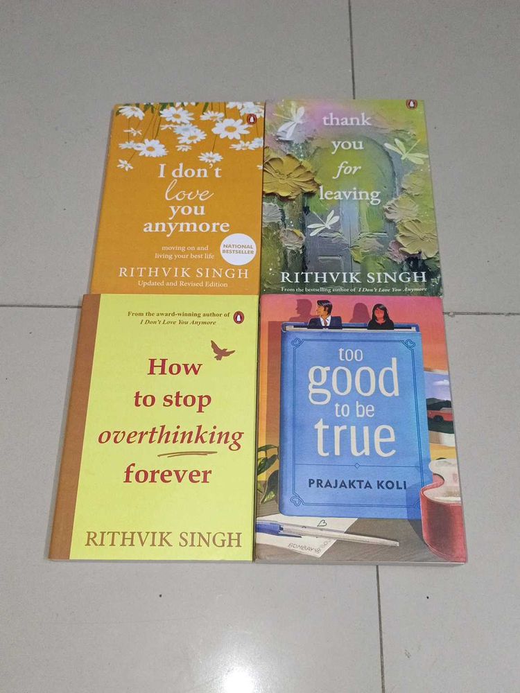 Set of 4 Paperback Books