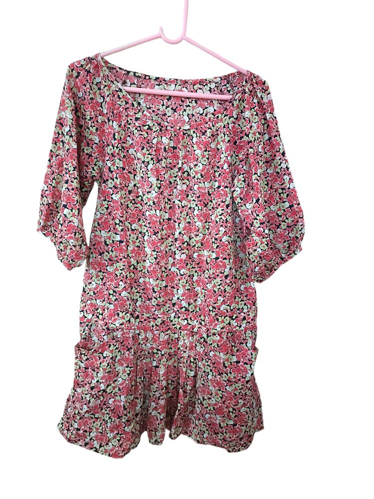 Summer Dress With Beautiful Floral Patterns