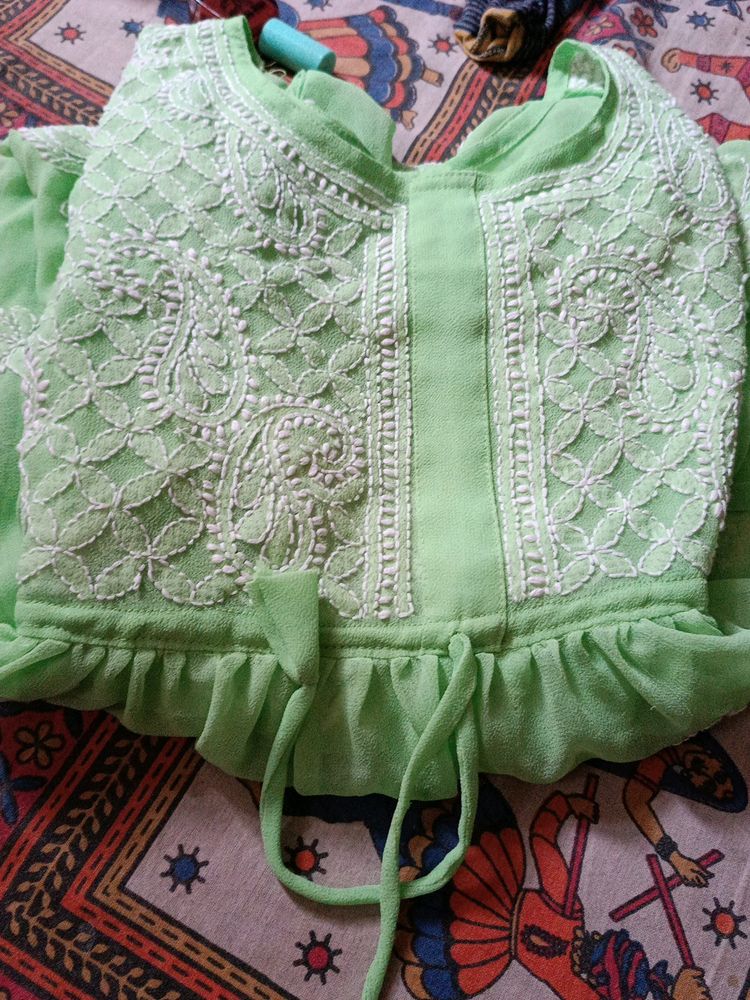 Perrot Green Frok Top Condition New
