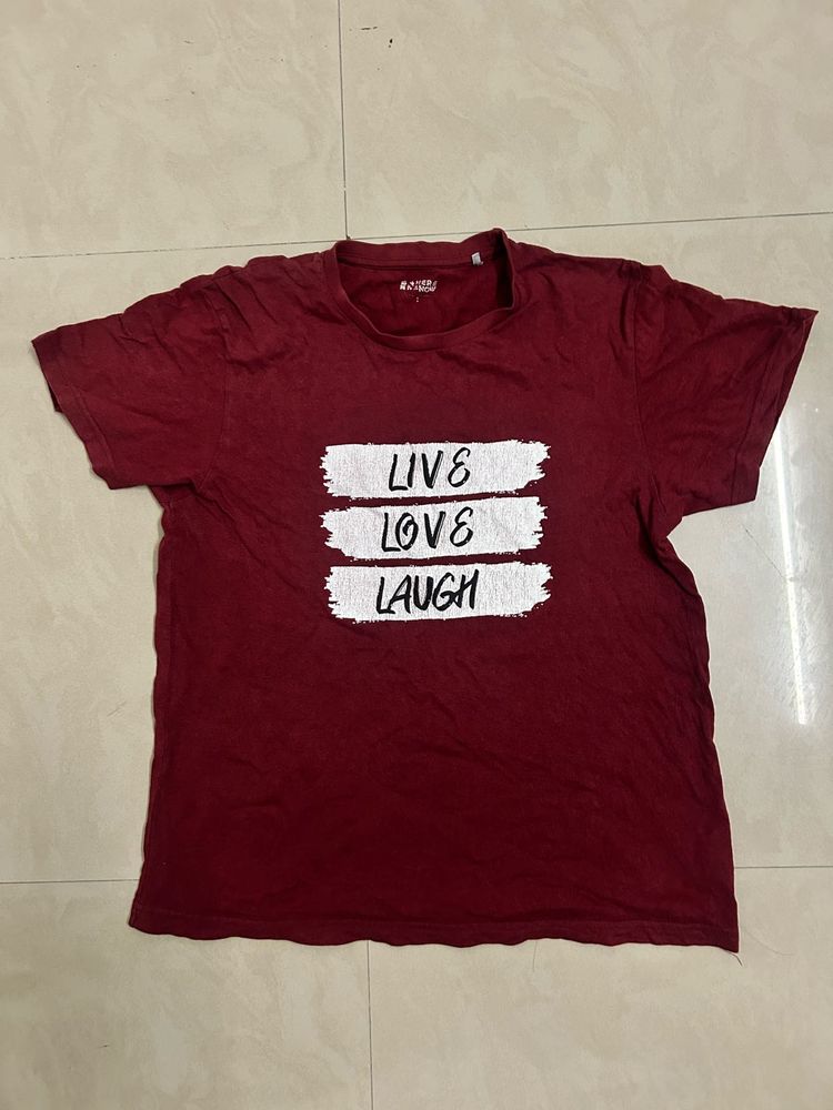 Maroon Graphic Tee