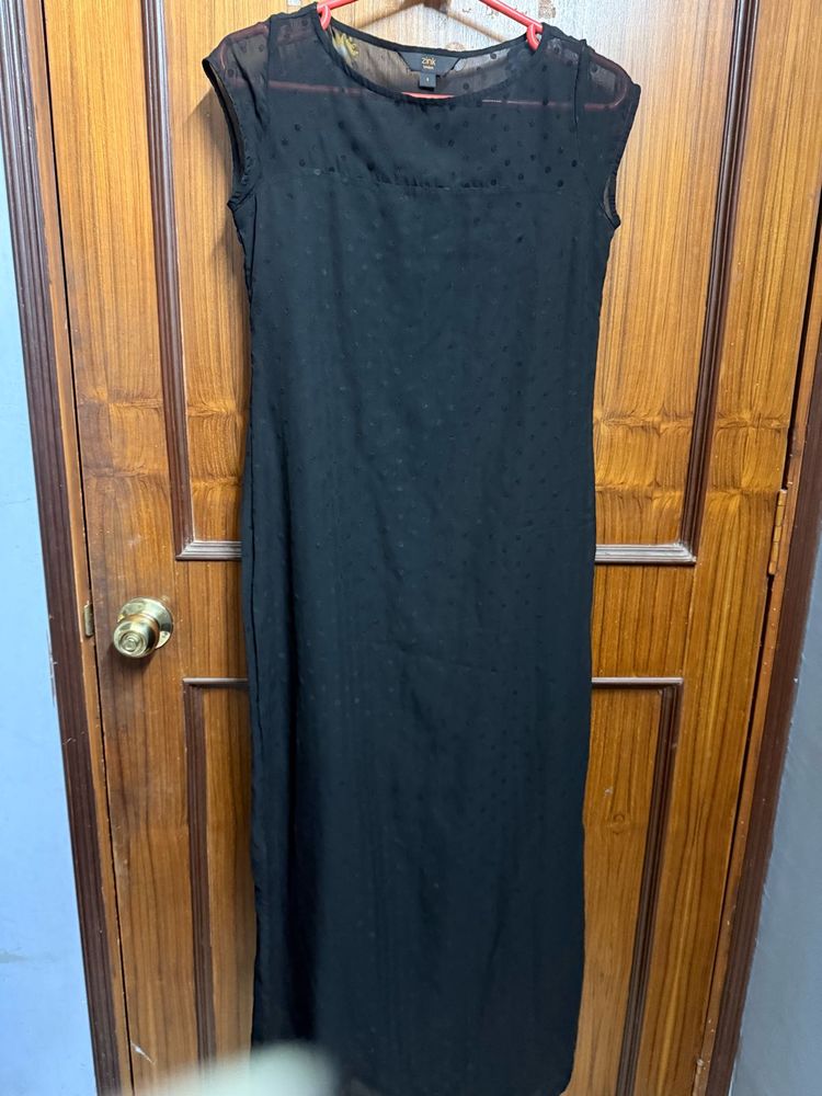 Elegant Black Maxi Dress | Small Size Price Drop