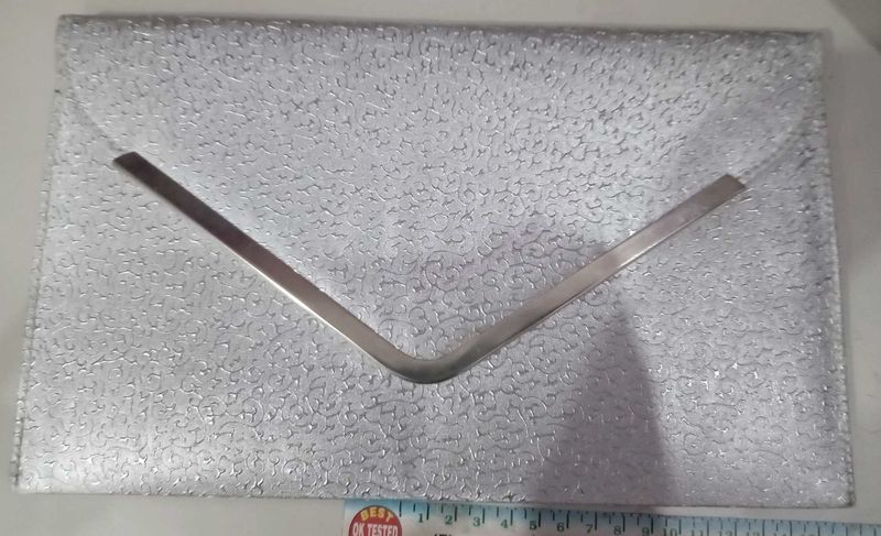 Silver Evening Clutch