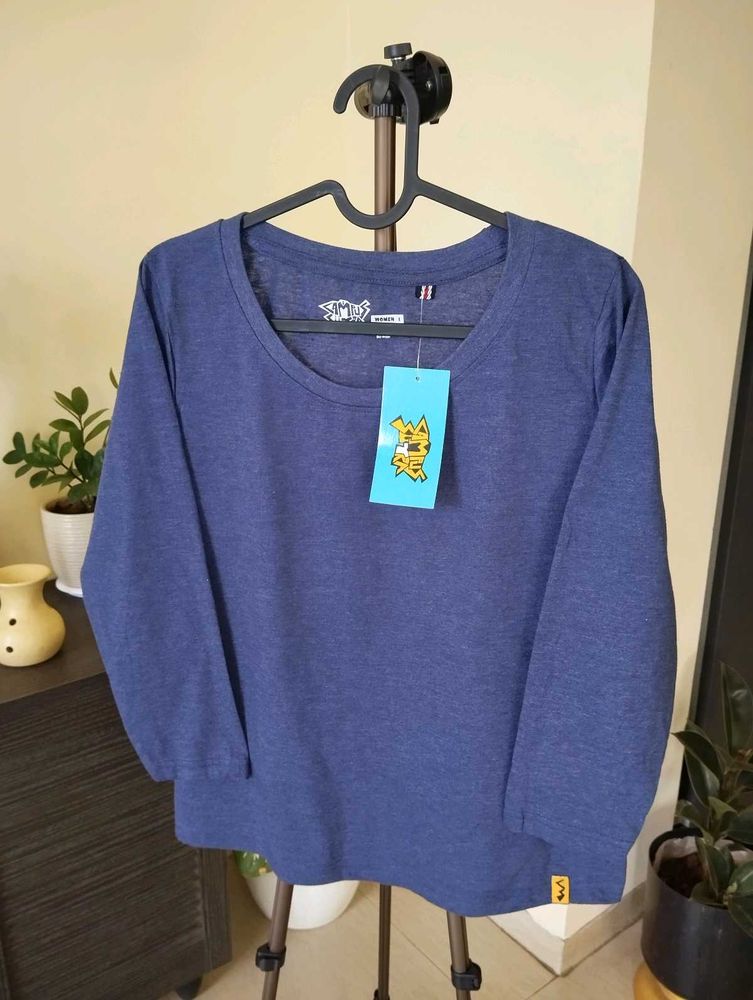 Blue Long Sleeve Tee
