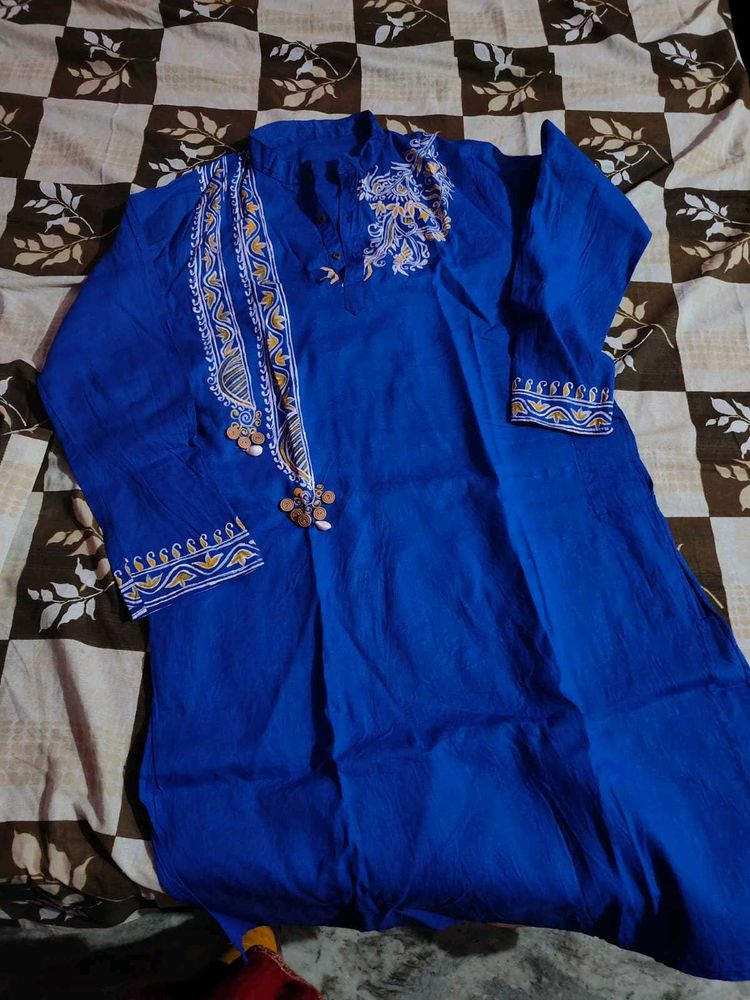 Elegant Blue Kurta