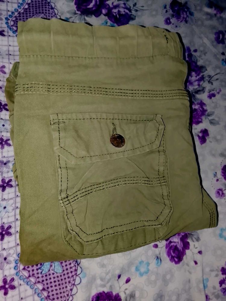 Olive Green Cargo Pants