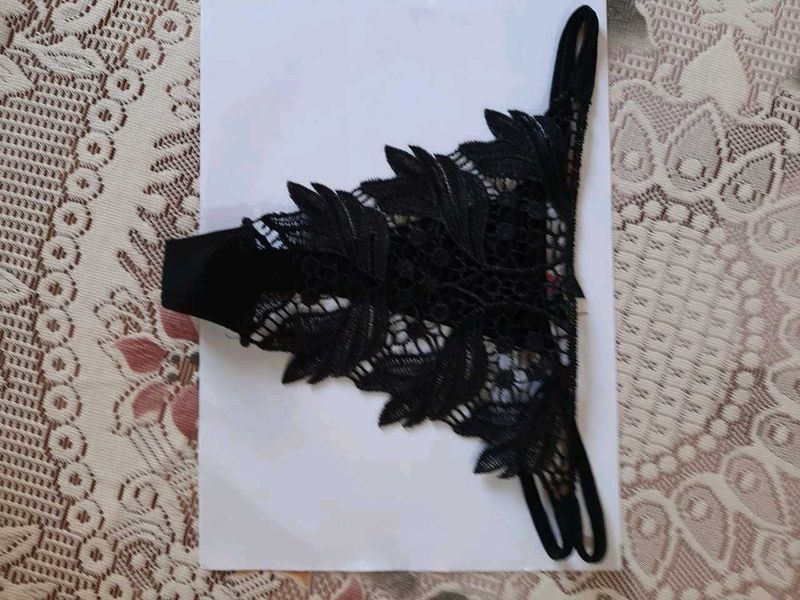 Brand New Unused Thong Panty Black